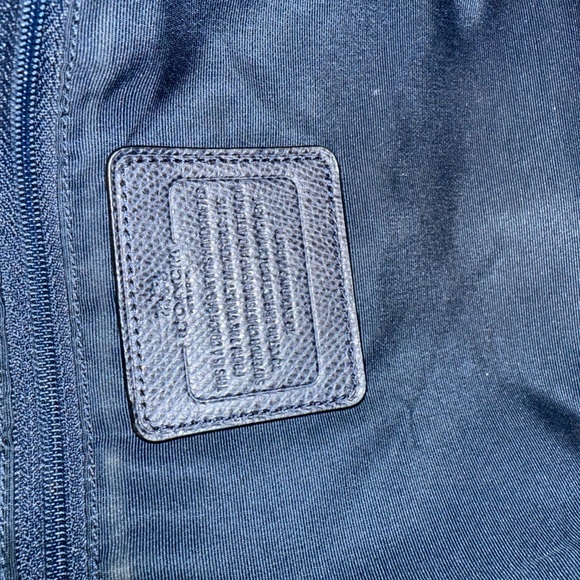 Coach Ava Navy Blue Tote Bag - Picture 14 of 15